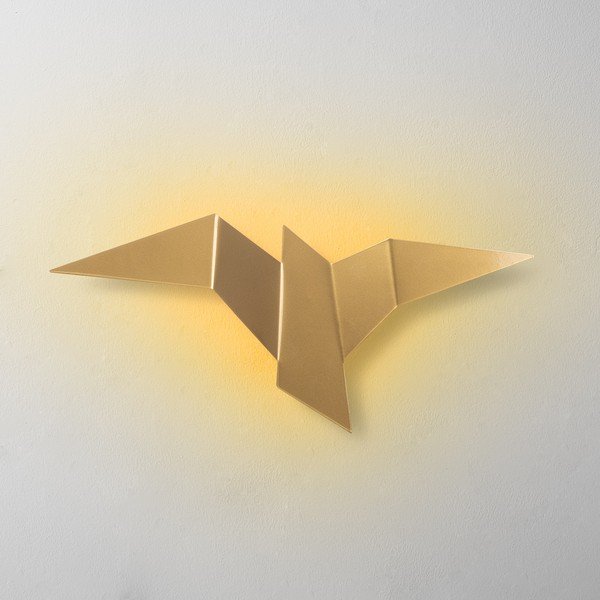 LED nástěnné svítidlo ve zlaté barvě Pacali – Opviq lights-image-2