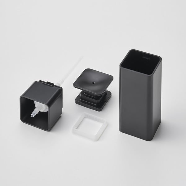 Černý dávkovač saponátu Yamazaki Tower, 250 ml-image-4