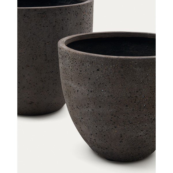 Betonové obaly na květináče v sadě 2 ks ø 50 cm Serili – Kave Home-image-2