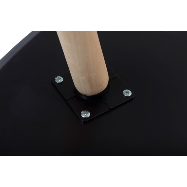 Černý konferenční stolek s nohami z bukového dřeva Furnhouse Fly, 116 x 66 cm-image-4
