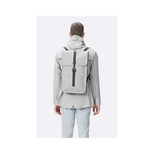 Šedý batoh s vysokou voděodolností Rains Backpack-image-2