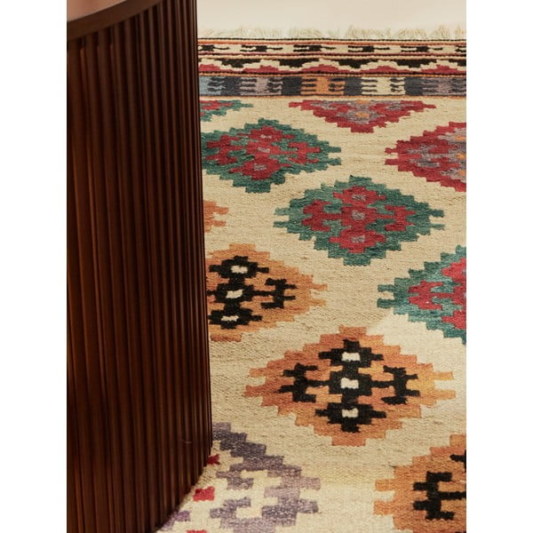 Červený oboustranný ručně tkaný vlněný koberec 200x290 cm Kamal Kian – Nouristan-image-3