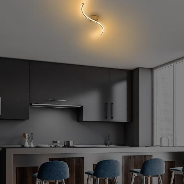 LED stropní svítidlo ve zlaté barvě 10x67 cm Yilan – Opviq lights-image-3