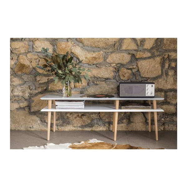 Bílý konferenční stolek Ragaba Mugo, délka 119 cm-image-2