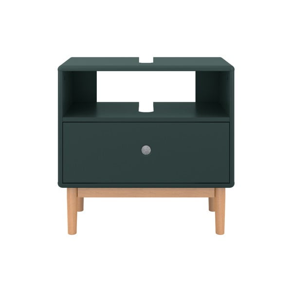 Tmavě zelená skříňka pod umyvadlo 66x45 cm Color Bath – Tom Tailor-image-2