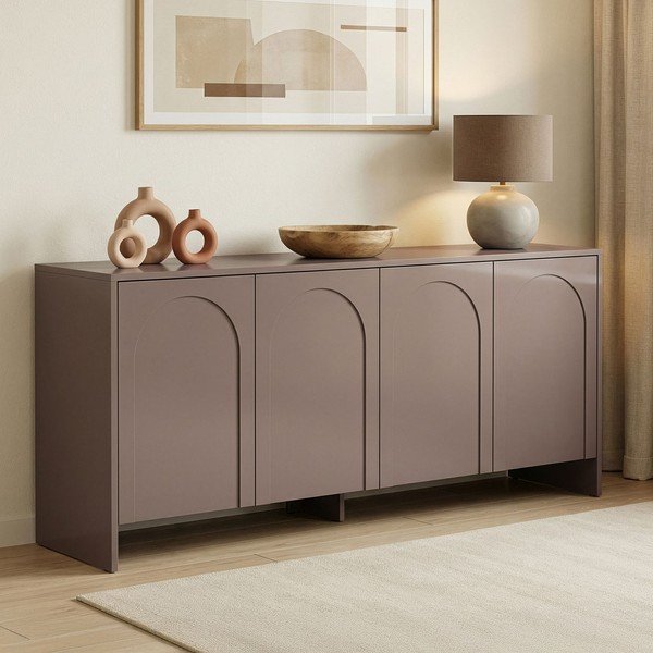 Taupe komoda 180x80x45 cm Arlen  – Kalune Design-image-2
