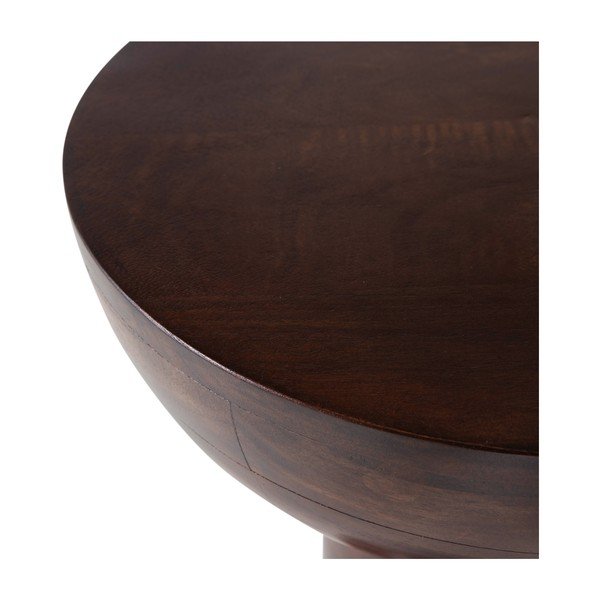 Kulatý odkládací stolek z mangového dřeva ø 46 cm Emel – WOOOD-image-4