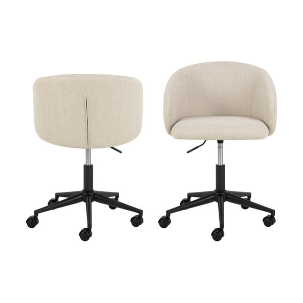 Béžová kancelářská židle Eleanor – Actona-image-4