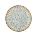 Modrý/béžový servírovací talíř z kameniny ø 17 cm Fleur – Bloomingville