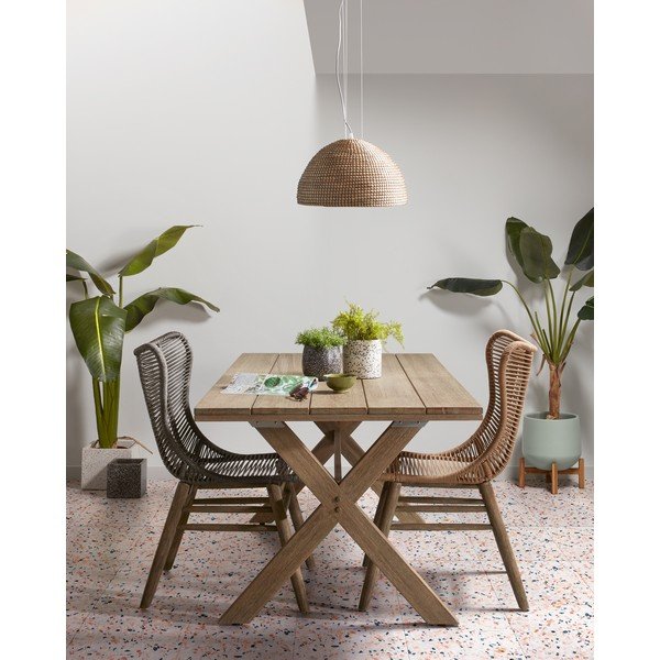 Sada 2 šedých květináčů Kave Home-image-3