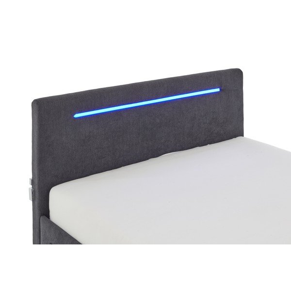 Tmavě šedá čalouněná dětská postel bez roštu 120x200 cm Circle – Meise Möbel-image-4