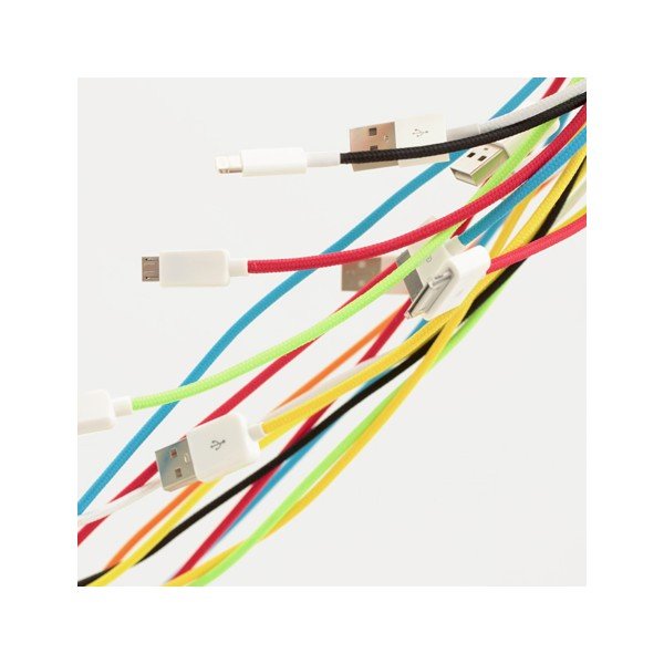 Micro-USB kabel, zelený-image-1