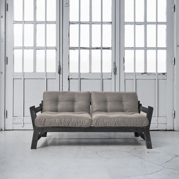 Rozkládací pohovka Karup Step Black/Granite Grey-image-1