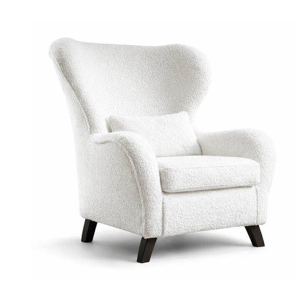 Bílé křeslo ušák Miuf – Miuform