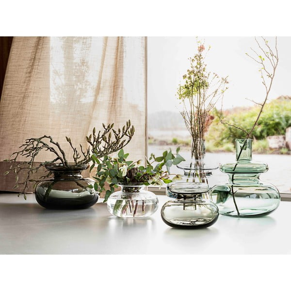 Zelená skleněná váza Inu - Zone-image-1