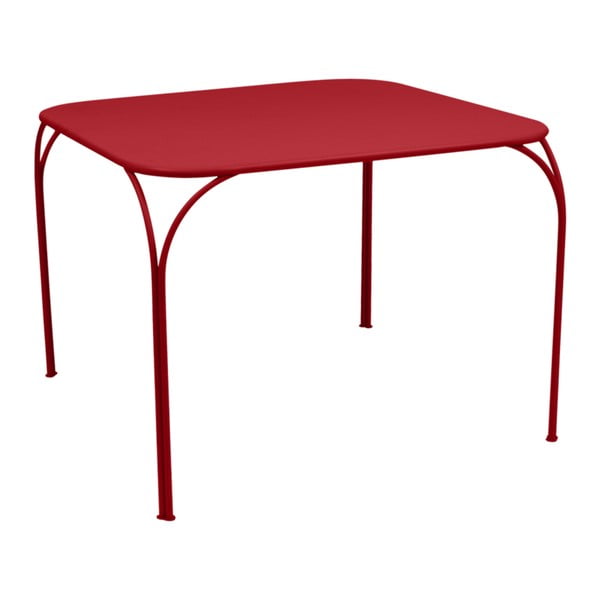 Červený zahradní stolek Fermob Kintbury