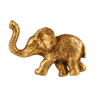 Cínová úchytka na šuplík ve zlaté barvě Sass & Belle Elephant