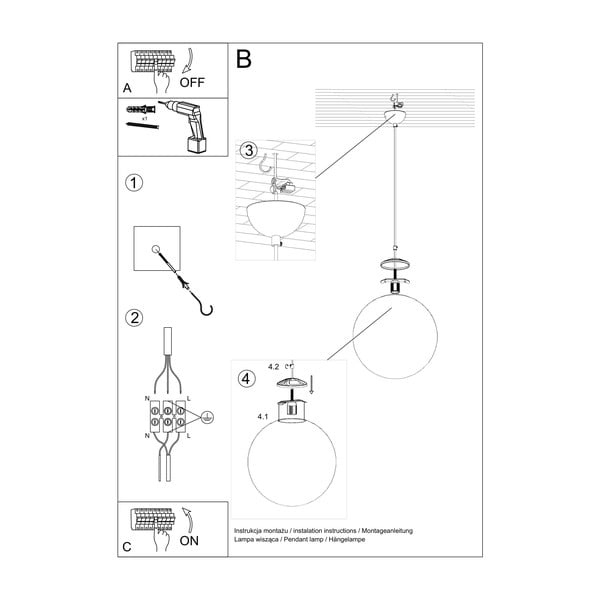 Bílé stropní svítidlo Sollux Bianco 20-image-3