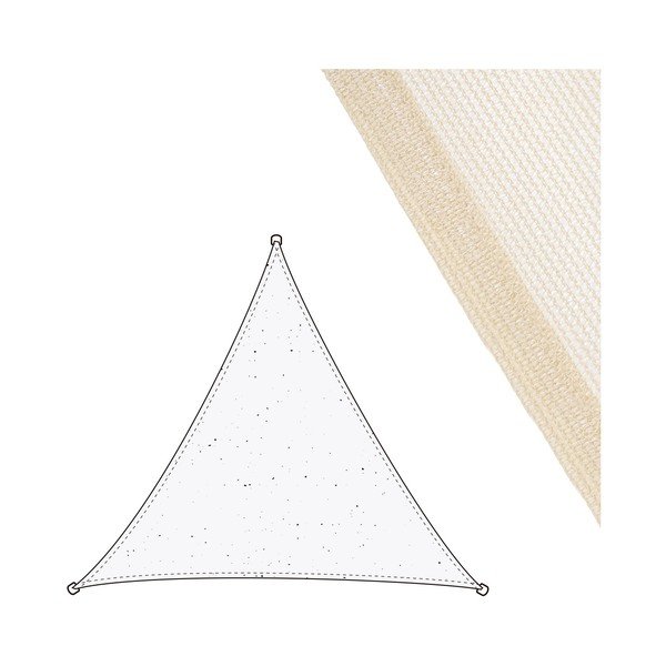 Béžová stínící plachta 300x300 cm – LDK Garden-image-1