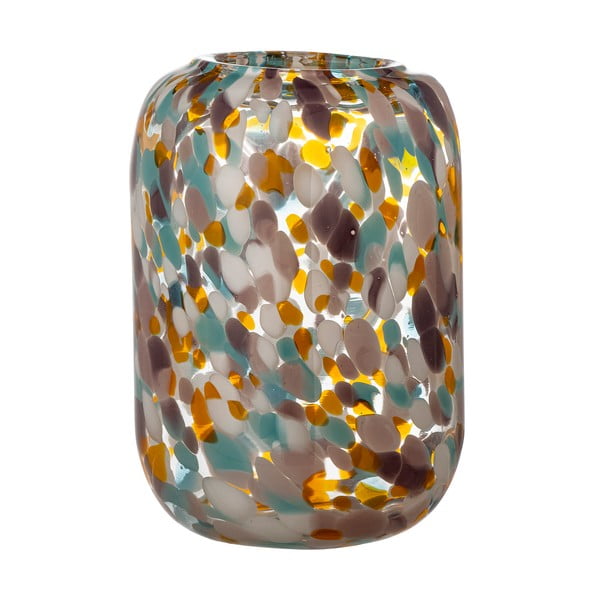 Skleněná ručně vyrobená váza (výška 18 cm) Vidia – Bloomingville