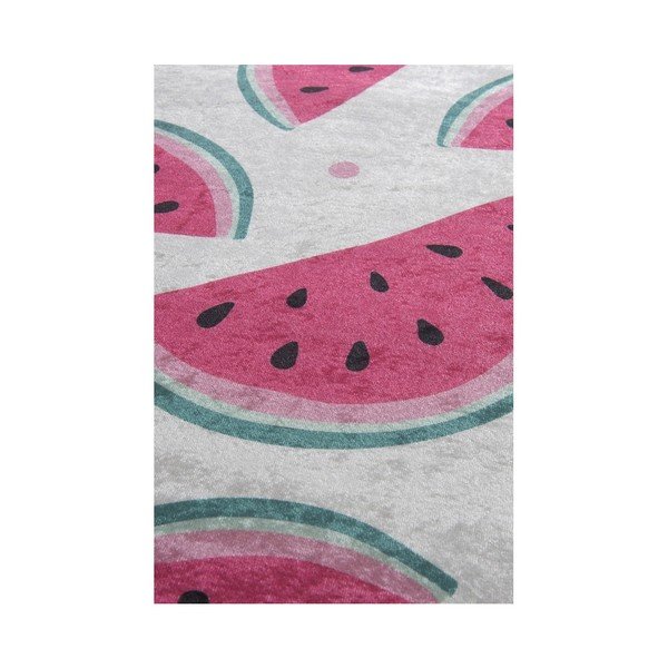 Sada 2 bílo-růžových koupelnových předložek Tropica Watermelon-image-2
