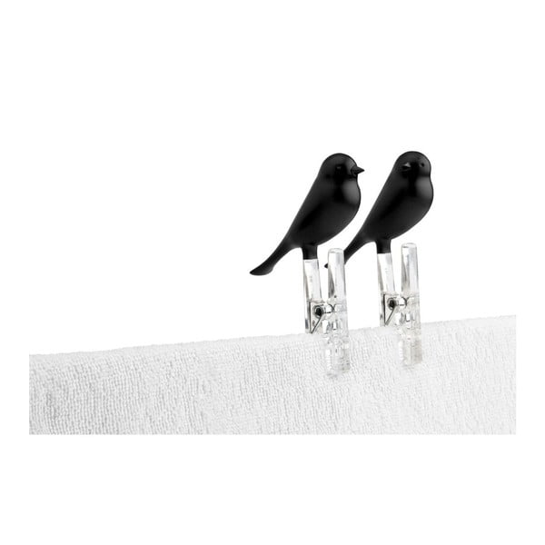 Dva černé kolíčky Qualy Peg Sparrow