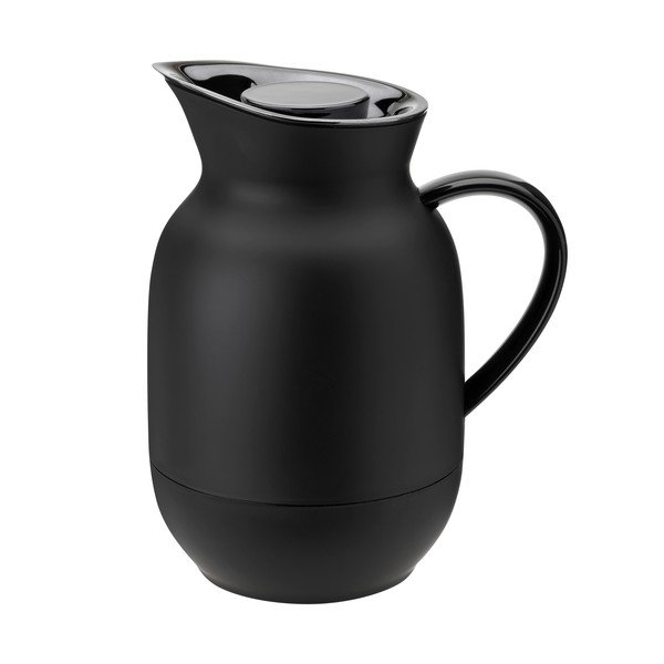 Černá plastová termokonvice 1 l Amphora – Stelton