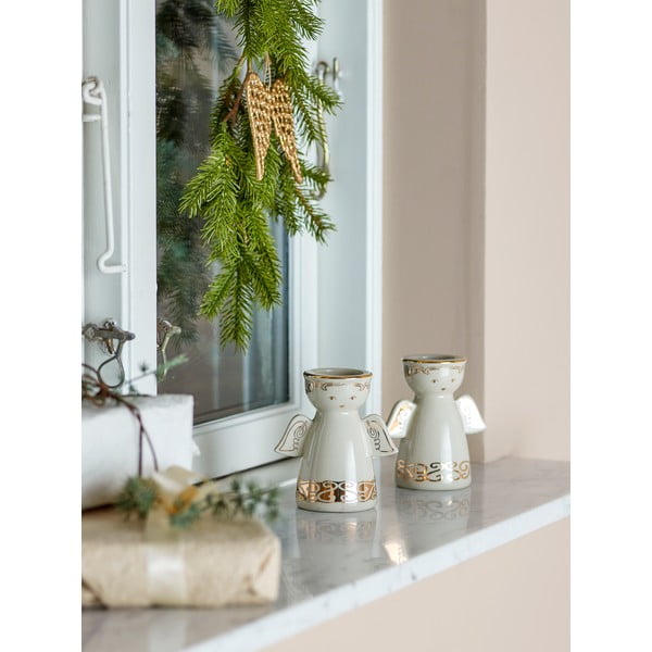 Kameninové svícny v sadě na čajovou svíčku 2 ks Faella – Bloomingville-image-3