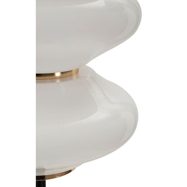 Bílá/černá stojací lampa se skleněným stínidlem (výška 168 cm) Vintage – Mauro Ferretti-image-3