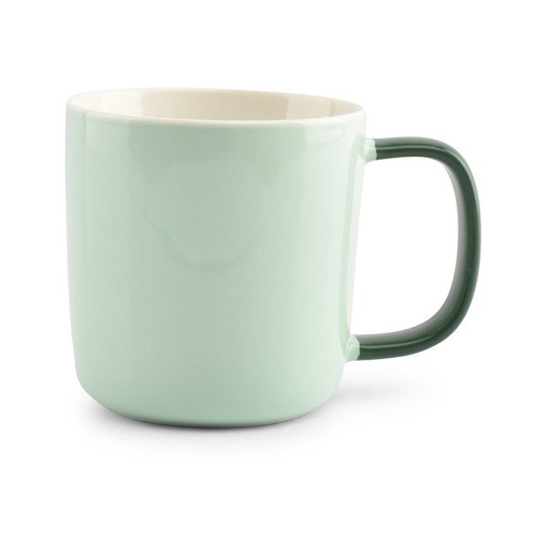 Světle zelený hrnek z kostního porcelánu 370 ml Mae – ONA