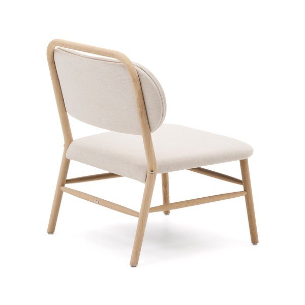 Béžové žinylkové křeslo Helda – Kave Home-image-4