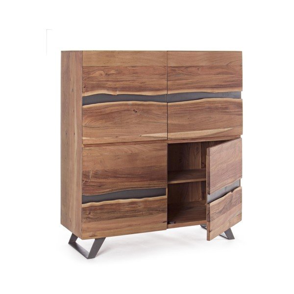 Komoda z akáciového dřeva Bizzotto Aron, šířka 118 cm-image-3