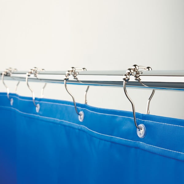 Háčky ke sprchovému závěsu v sadě 12 ks v leskle stříbrné barvě 3,5 cm Anello – Spirella-image-4