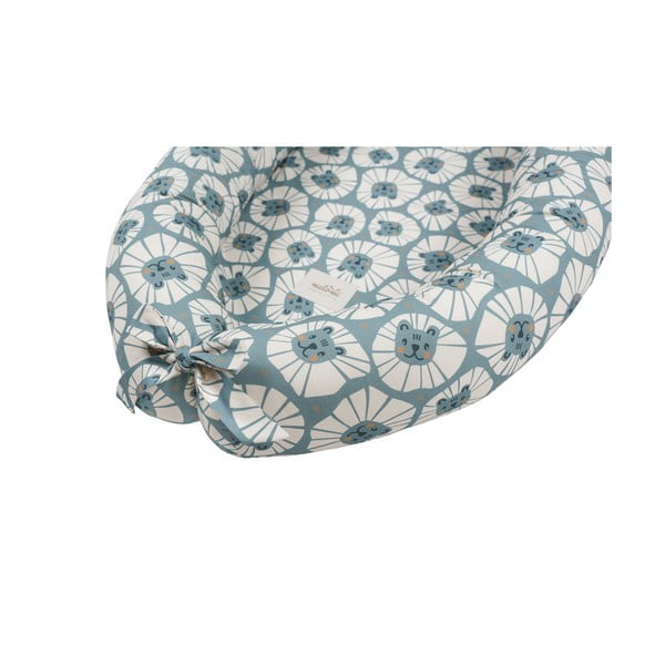Modré hnízdečko pro miminko Denim Lions – Malomi Kids-image-2