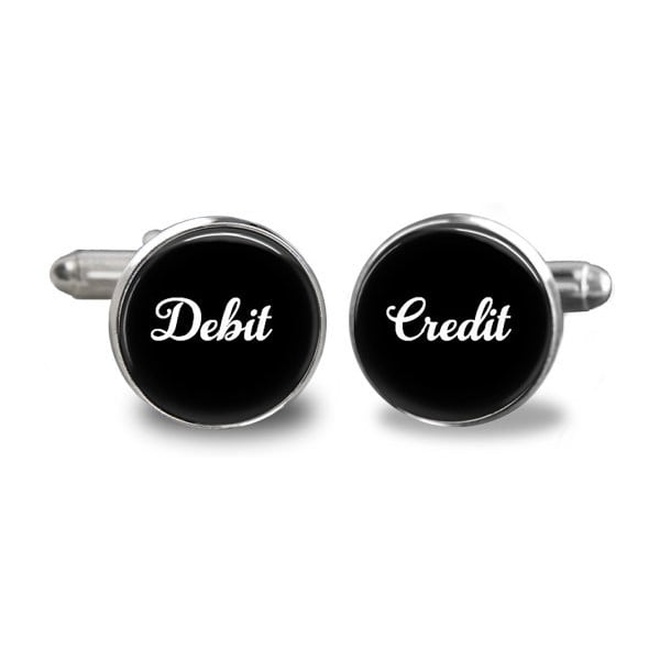 Manžetové knoflíčky Debit Credit