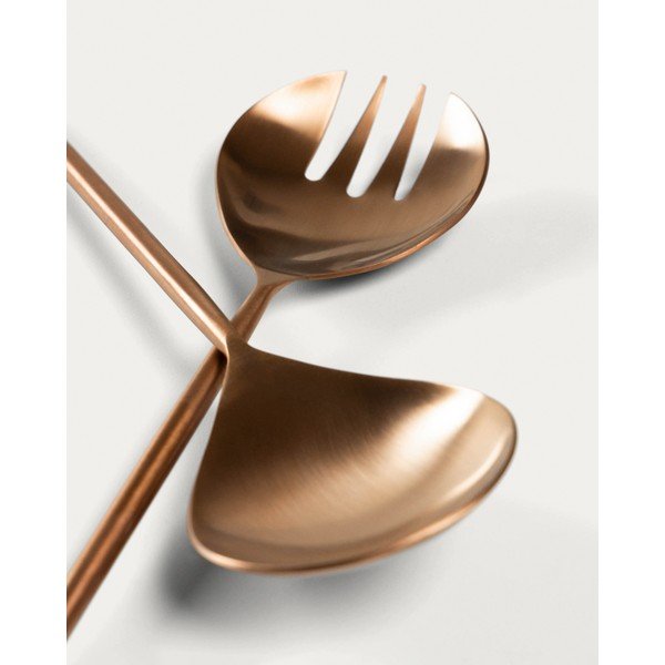 Nerezový salátový příbor 2 ks Kelda – Kave Home-image-1