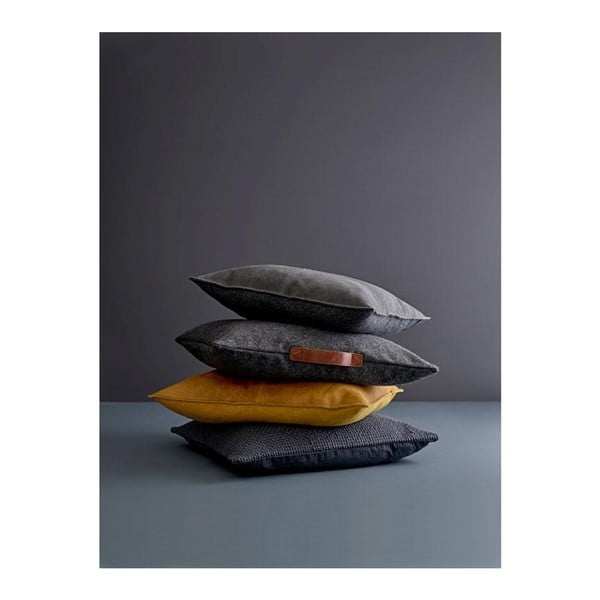 Kožený polštář Södahl Simple, 50 x 50 cm-image-3