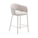 Barová židle slonovinová (výška sedáku 65 cm) Maina – Kave Home