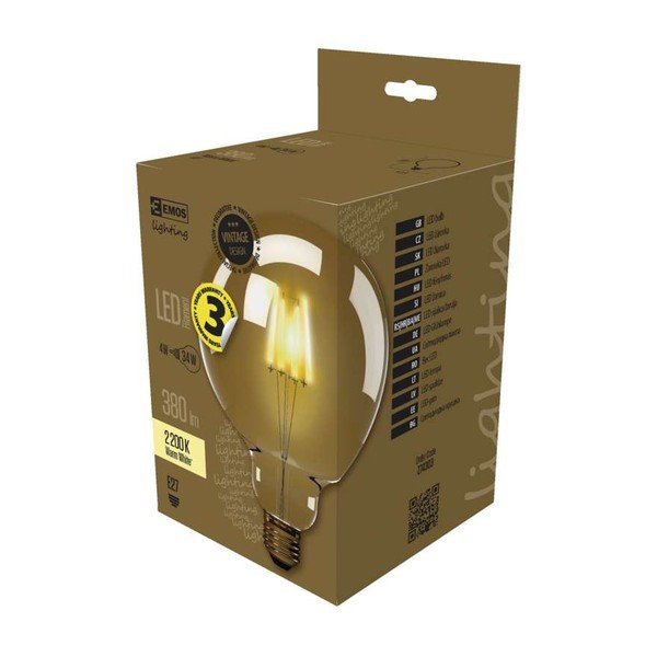 LED vintage žárovka E27, 4 W, 230 V - EMOS-image-2