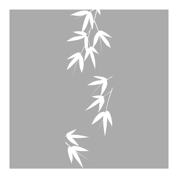 Samolepka na dveře od sprchy Ambiance Bamboo Leaves-image-1