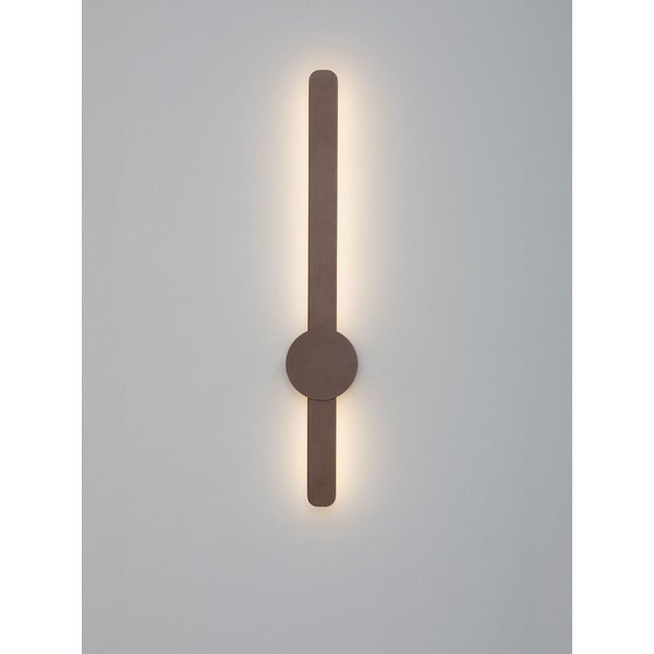 Hnědé hliníkové LED nástěnné svítidlo Norei – Nova Luce-image-4