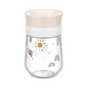 Béžový plastový dětský hrnek 300 ml Sunshine & Rainbow – Mepal