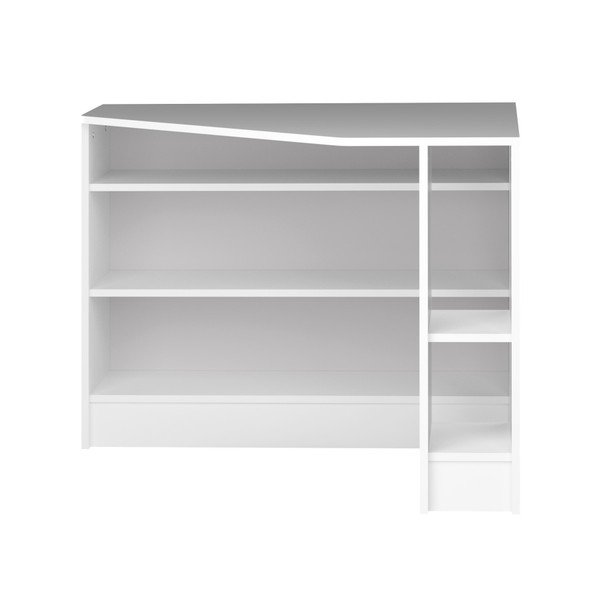 Bílý rohový pracovní stůl TemaHome Plan-image-1