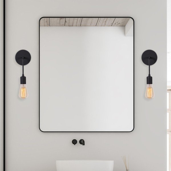 Matně černé nástěnné svítidlo Dartini – Opviq lights-image-4