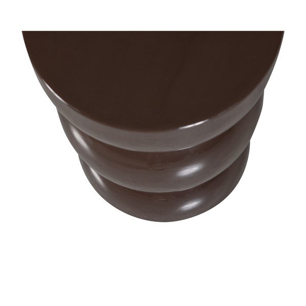 Kovový kulatý odkládací stolek ø 30 cm Breno – WOOOD-image-3