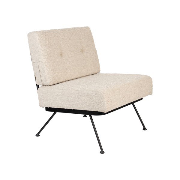 Krémové křeslo Bowie – Zuiver