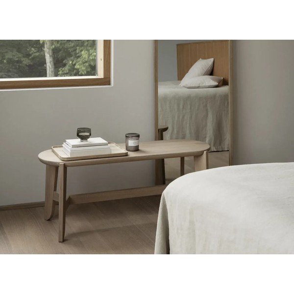 Dřevěná lavice v přírodní barvě Eli – Blomus-image-1