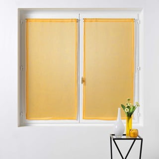 Žluté voálové záclony v sadě 2 ks 60x120 cm Sandra – douceur d'intérieur