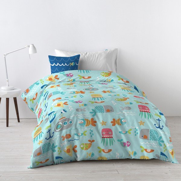 Dětské bavlněné povlečení Moshi Moshi Sea Life, 140 x 200 cm-image-1