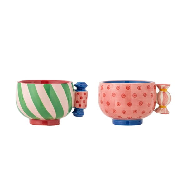 Šálky na espresso s vánočním motivem z kameniny v sadě 2 ks 250 ml Caramella – Bloomingville